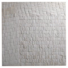 Hand Built and Glazed Porcelain Wall Piece by Kirsi Kivivirta, In-Stock