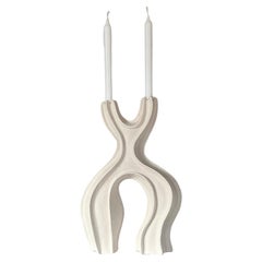 Hand built ceramic candleholder by Norwegian artist Jossolini