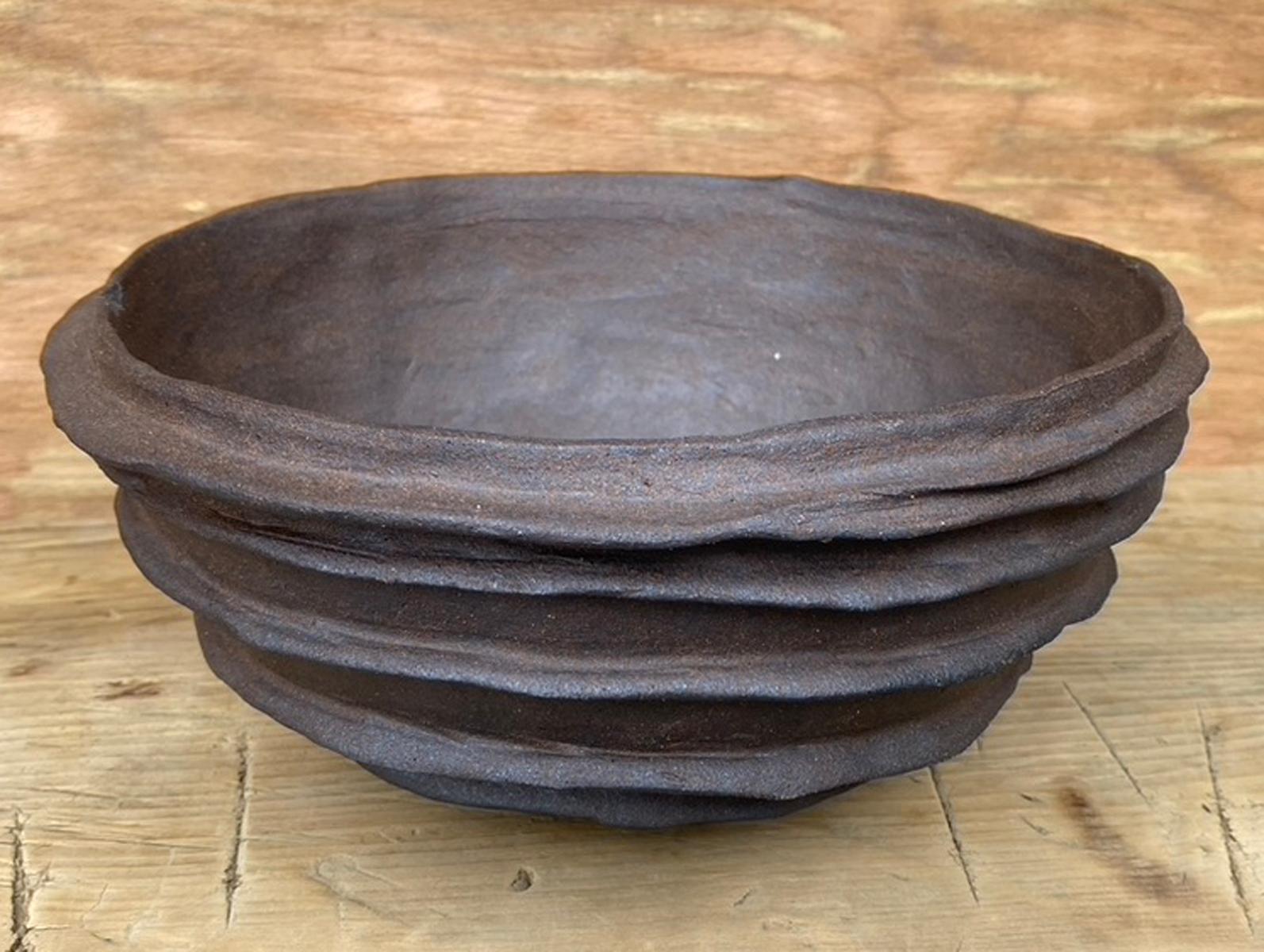 Fired Hand Built Ceramic Planter or Bowl