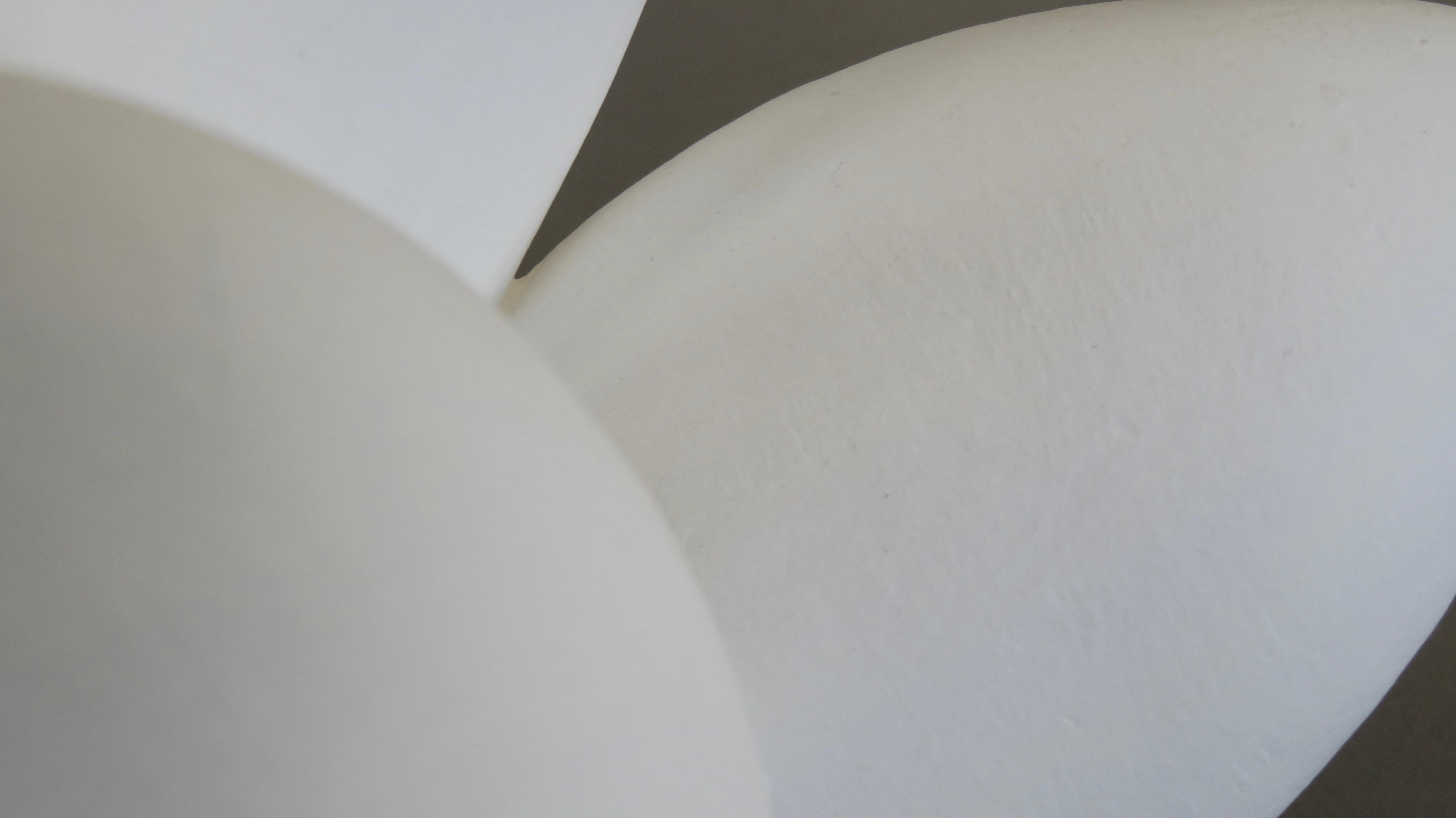 Sculpture composite en céramique blanche « Nuage blanc ».  en vente 4