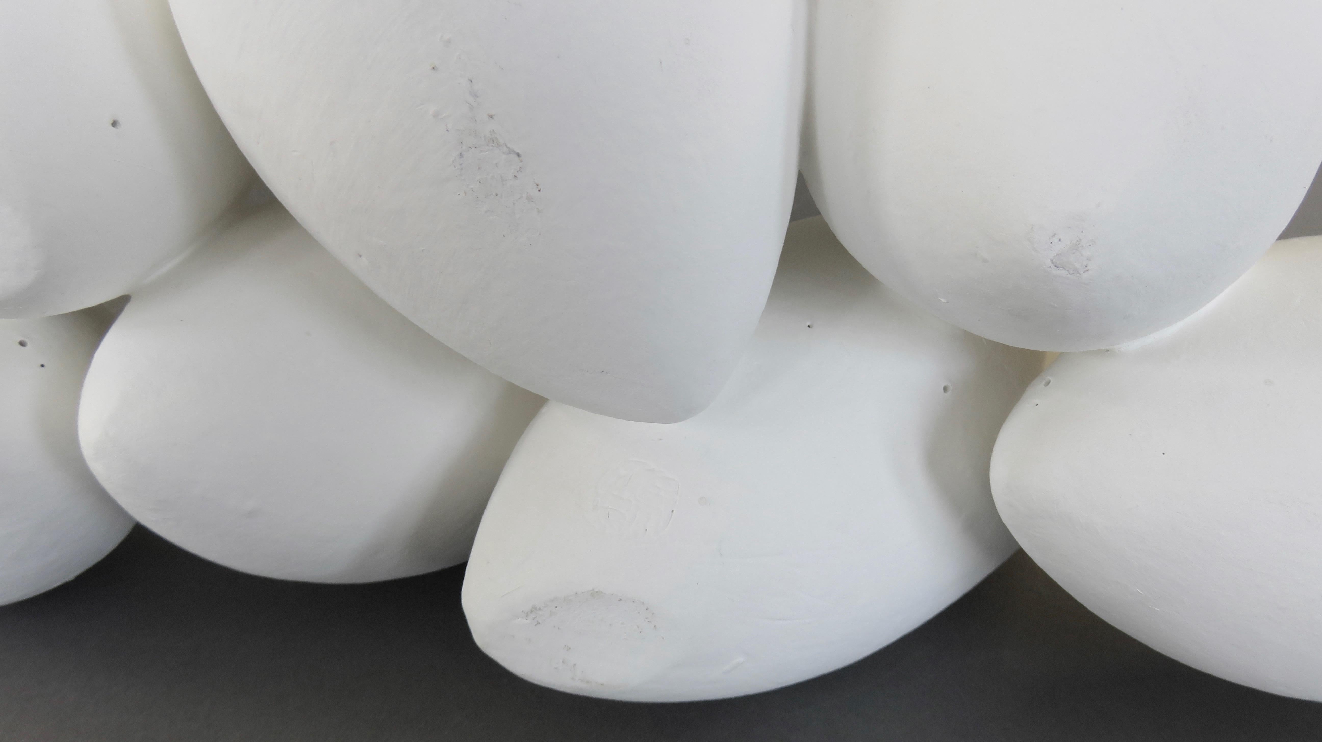 White Ceramic Composite Sculpture 