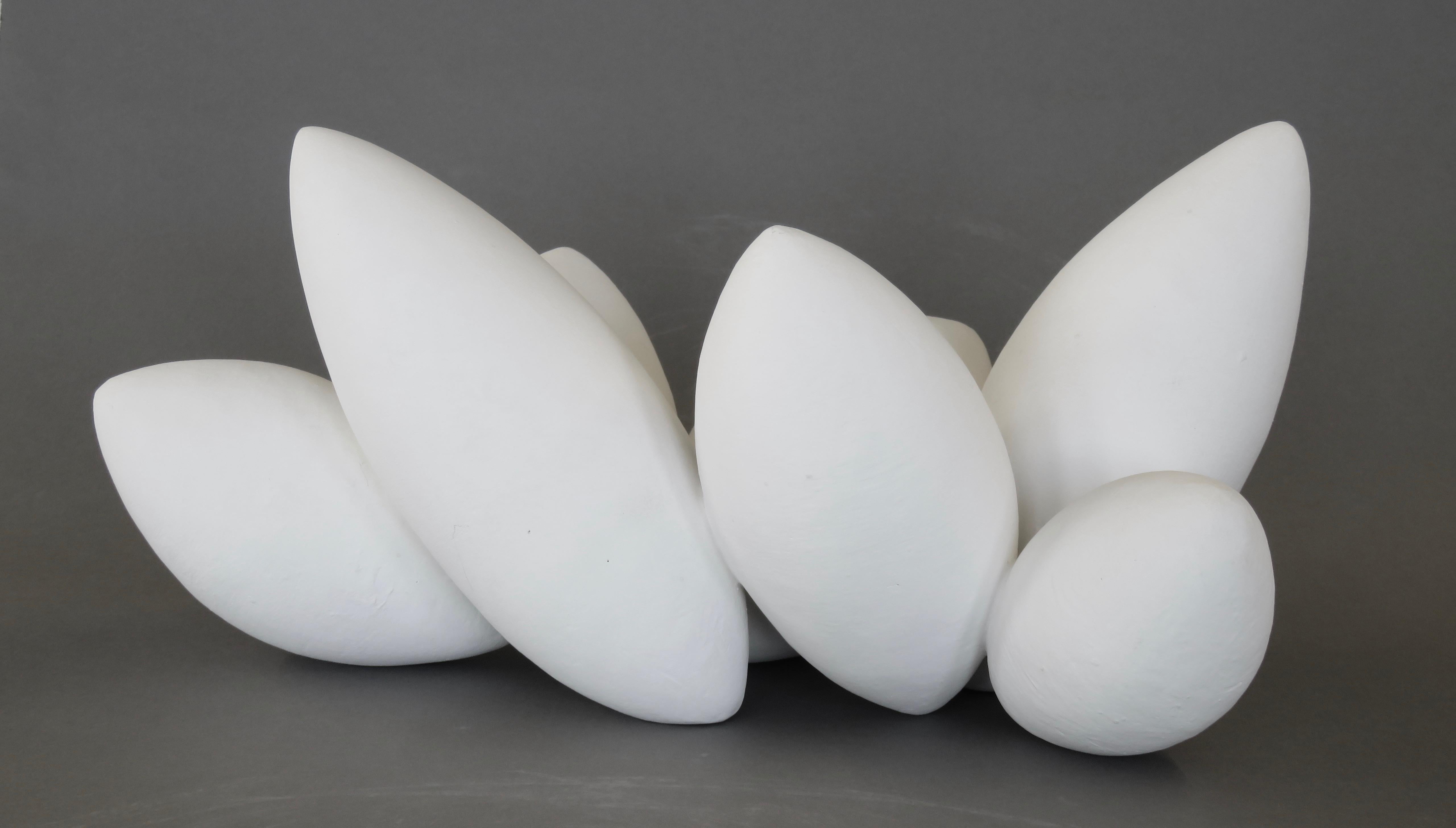 White Ceramic Composite Sculpture 