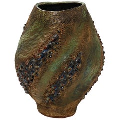 Hand-Built Ceramic Vase by Dena Zemsky
