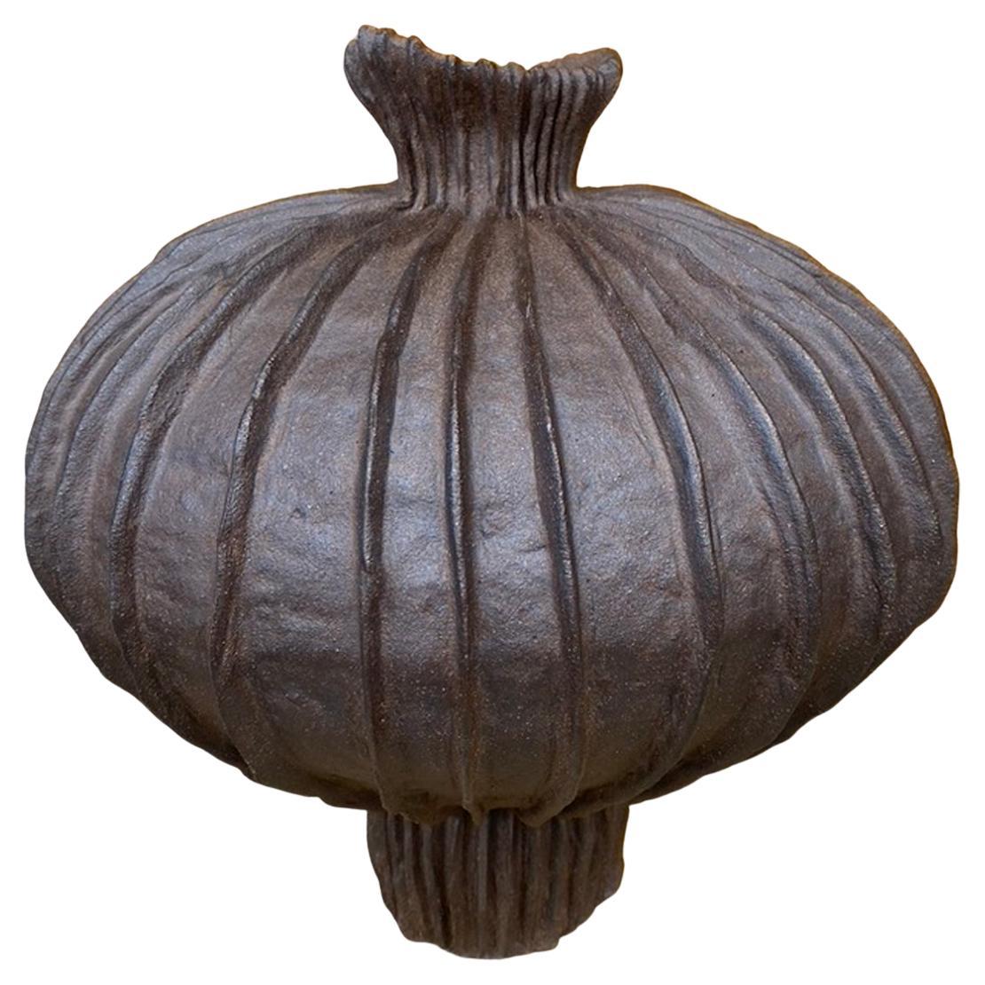 Hand Built Ceramic Vase at 1stDibs