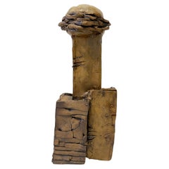 Hand Built Earthenware Monument to a Hamburger