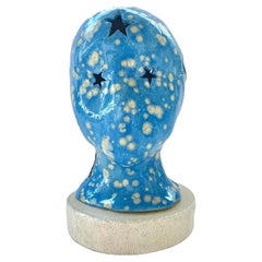 Handgefertigte glasierte Keramik-Nachtlampe