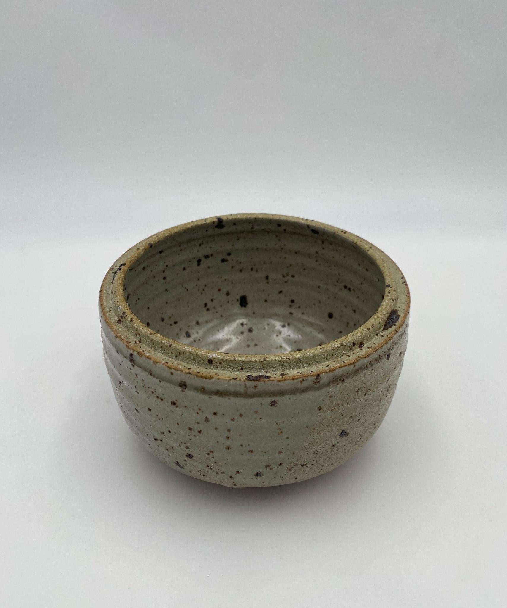 Hand Built Lidded Ceramic Studio Pottery Jar, 1970's  For Sale 2