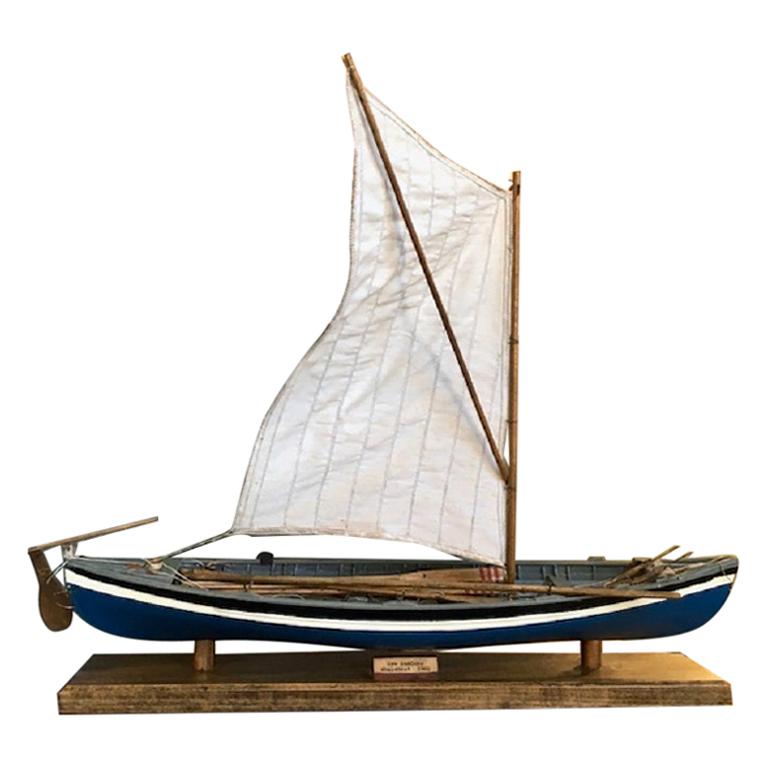 Hand Built Model of a New Bedford Whale Boat