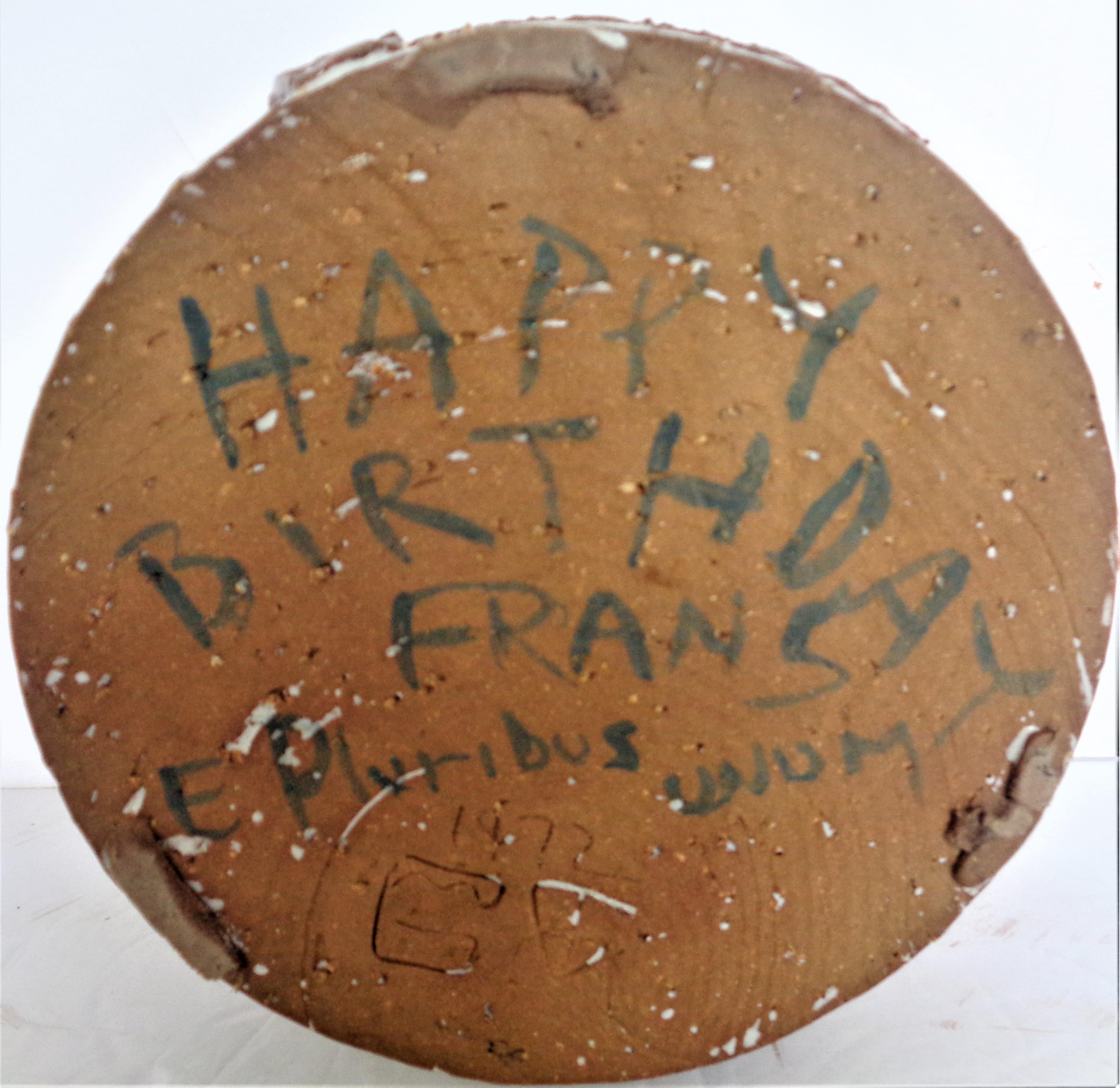 Hand Built Stoneware Birthday Cake Sculpture for Frans Wildenhain, 1972 5
