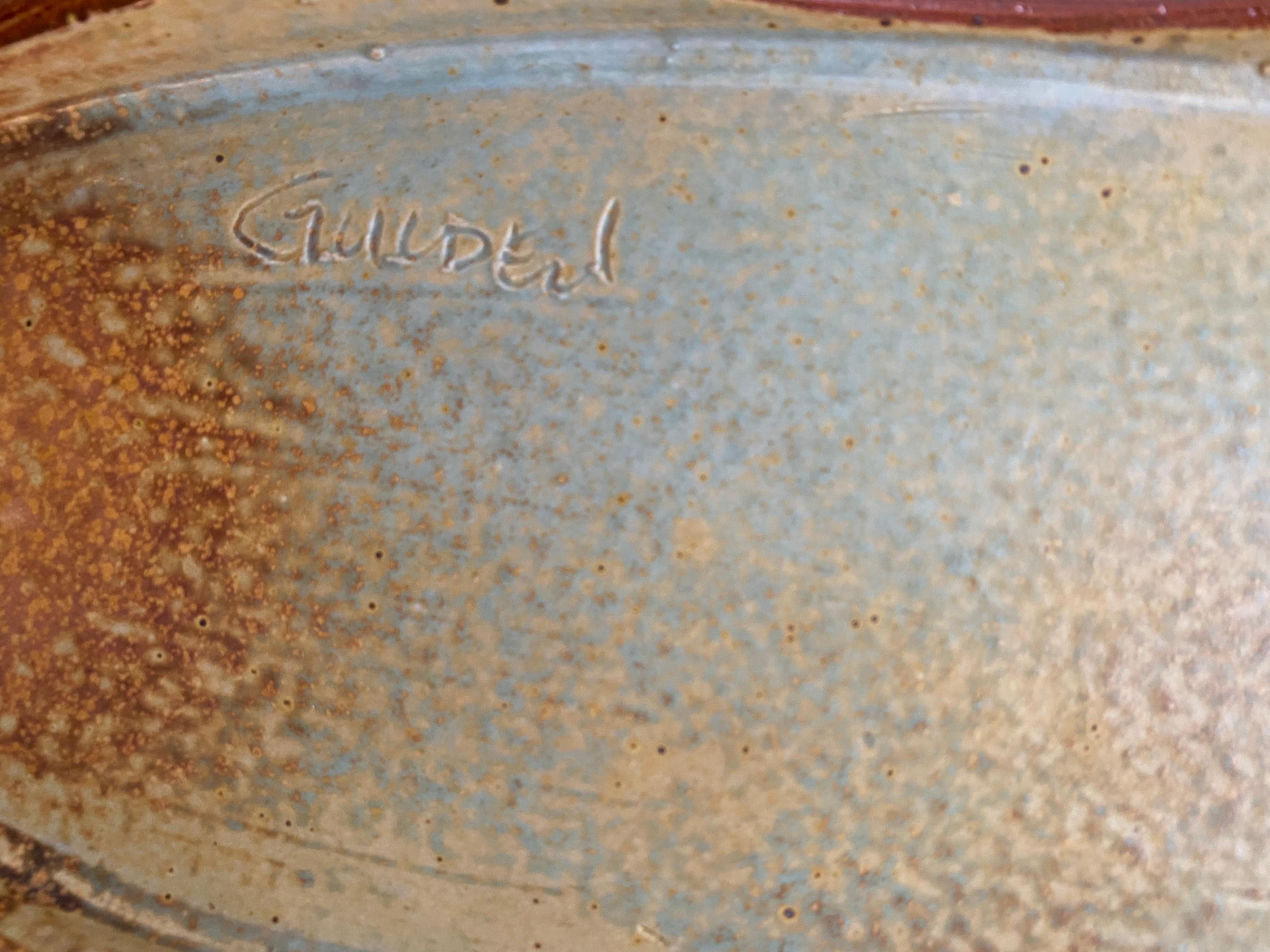 Hand-Built Stoneware Tray by Tyler Gulden In New Condition In New York, NY