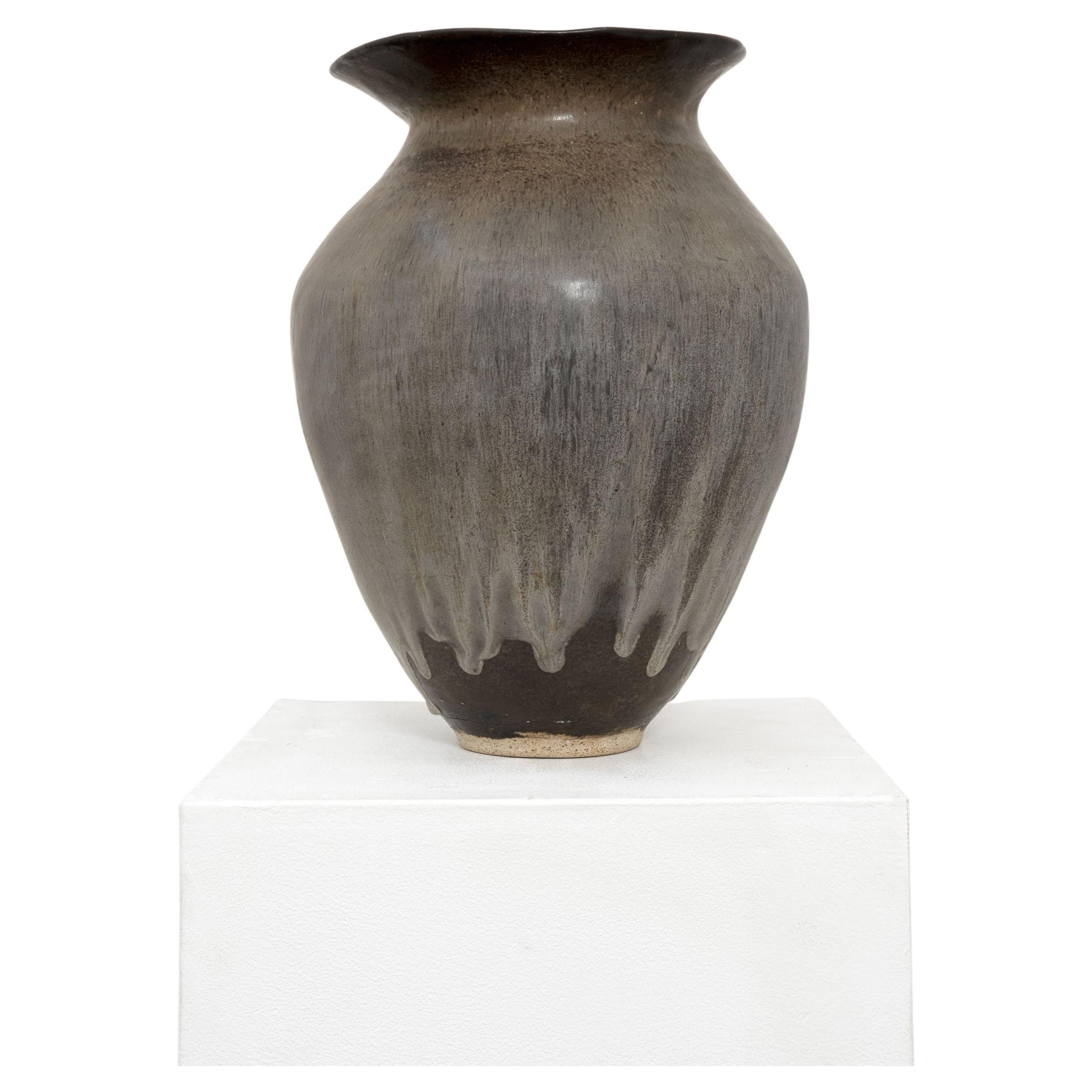 Hand Built Studio Pottery Vase in vendita