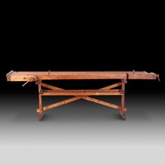 Hand-Built Workbench with Two Vices