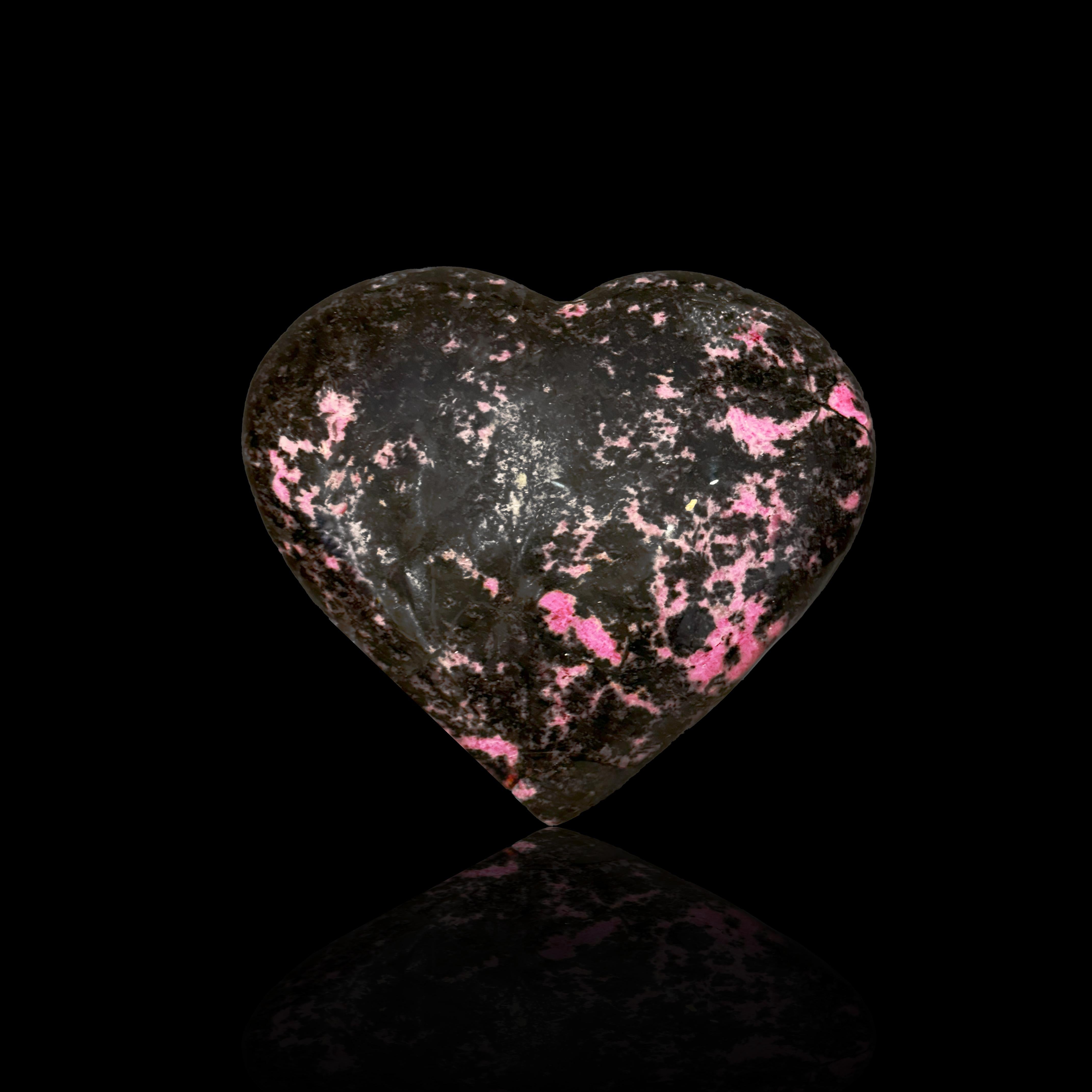 Other Hand-Carved 11.5 Lb. Rhodonite Heart From Brazil For Sale