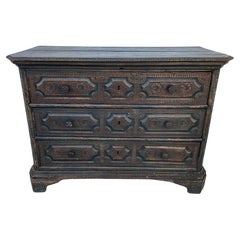 Hand Carved 18th Century Spanish Chest of Drawers