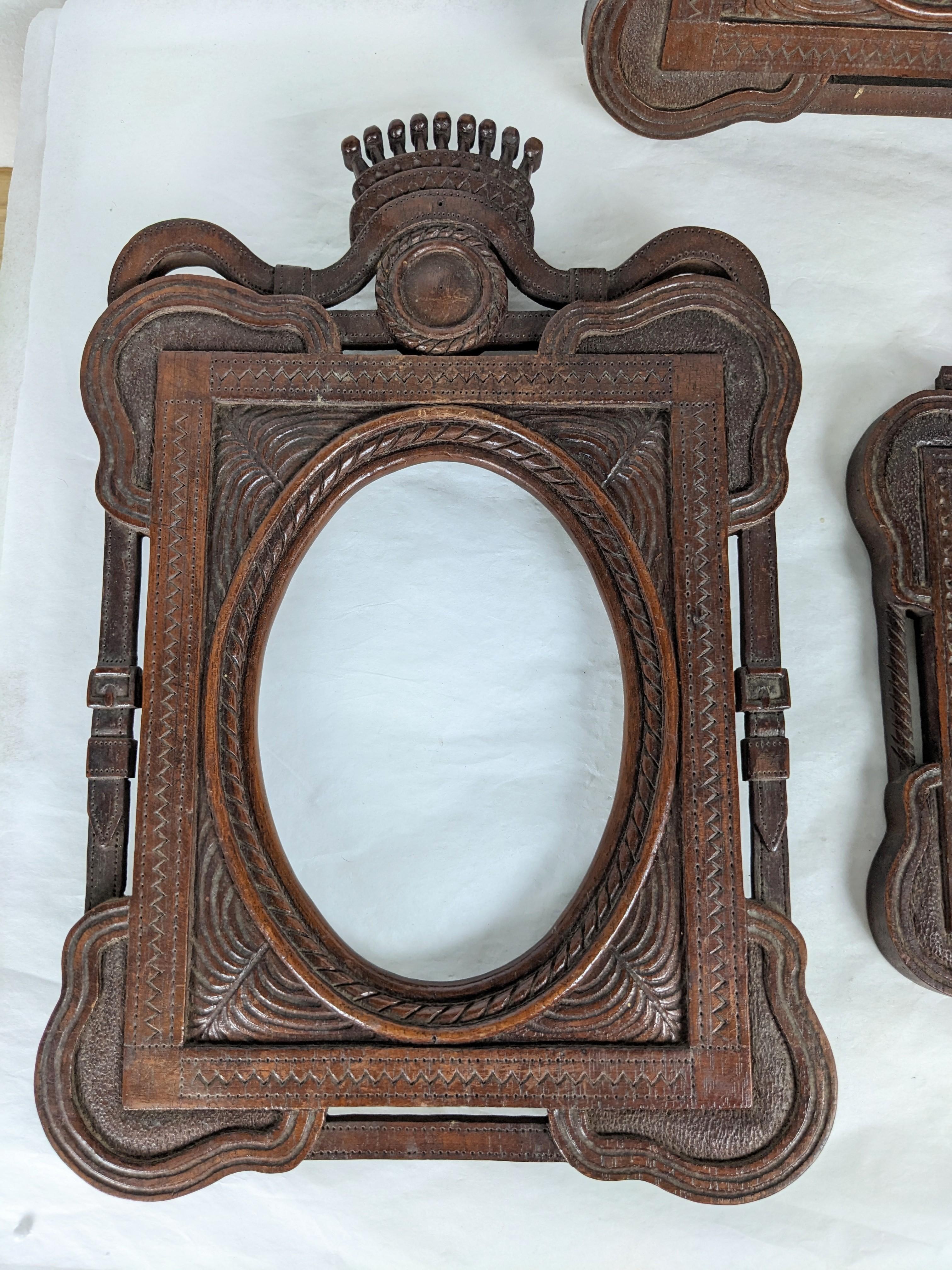 German Hand Carved 19th Century European Frames For Sale