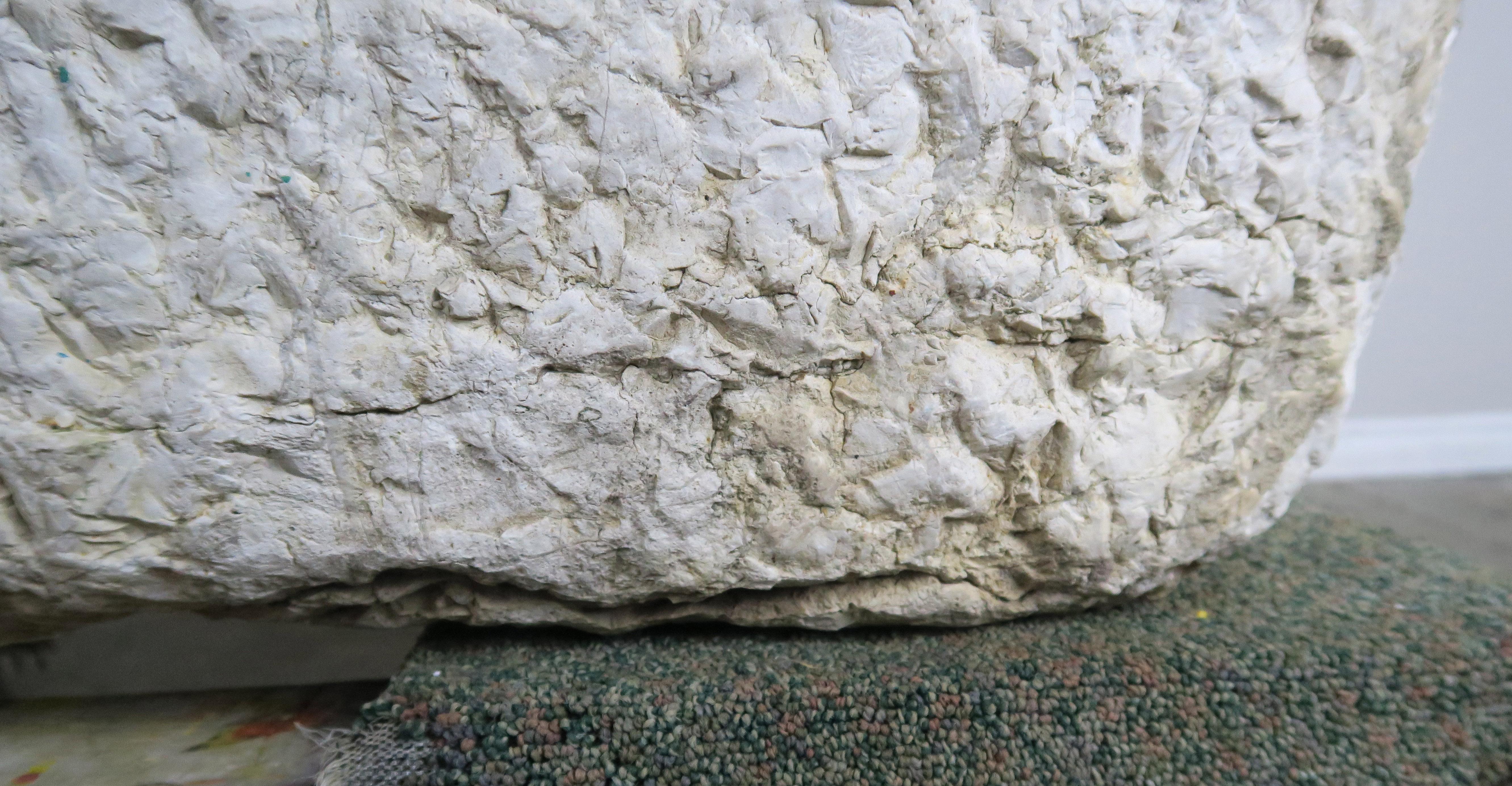 Rustic Hand Carved 19th Century French Limestone Sink