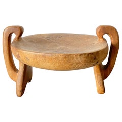 Hand Carved African Tribal Stool / Table