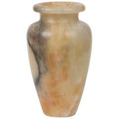 Hand Carved Alabaster Vase