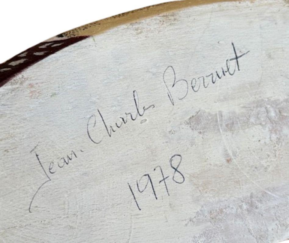 Canard Drake en bois sculpté et décoré à la main par Jean Charles Berruet, Nantucket en vente 3