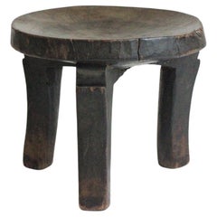 Hand carved Antique African Footstool