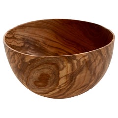 Hand-Carved Ash Wood Bowl