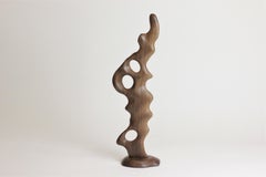 Hand Carved Biomorphic Wooden Sculpture II