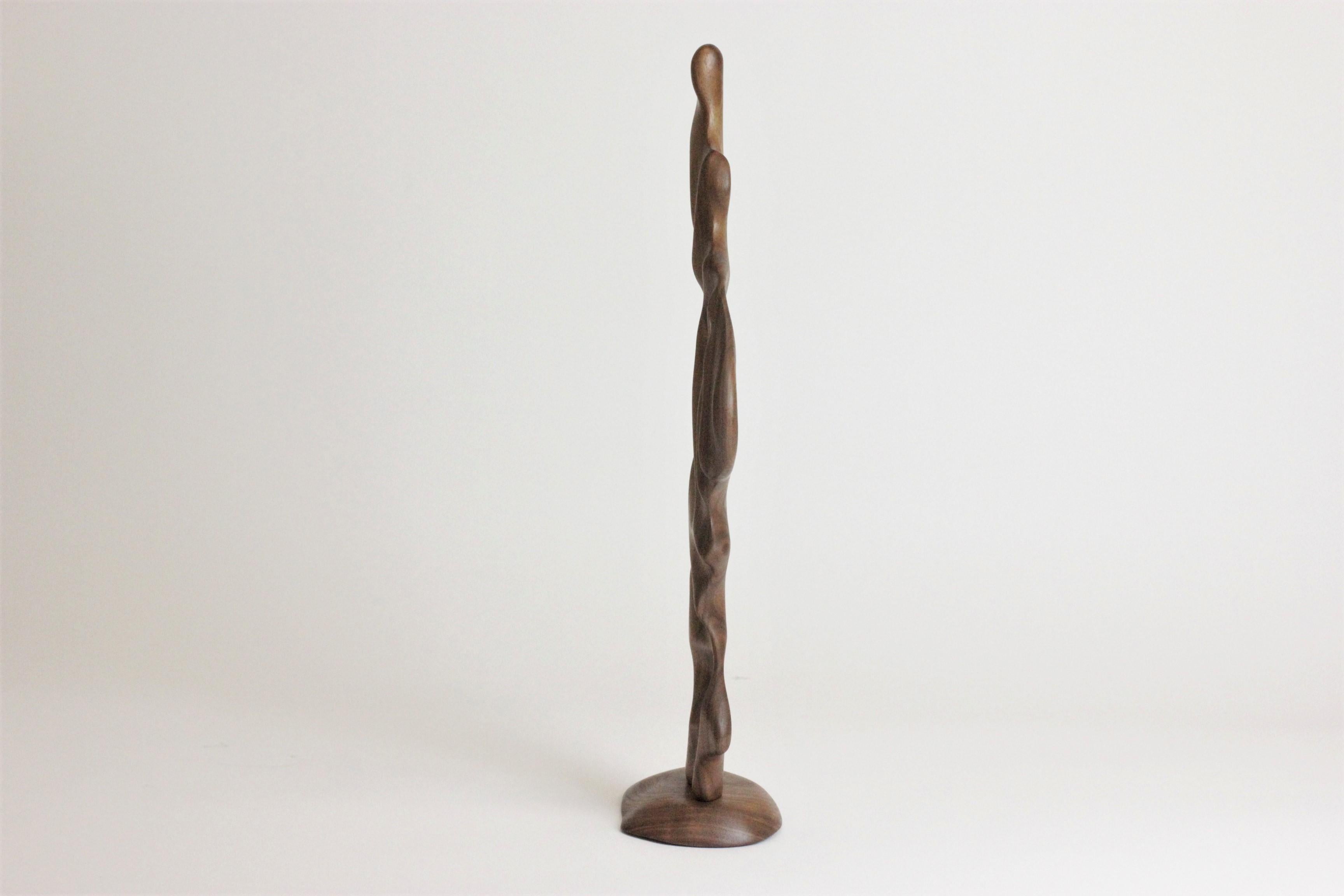 Hand Carved Biomorphic Wooden Sculpture II In New Condition For Sale In Sheffield, GB