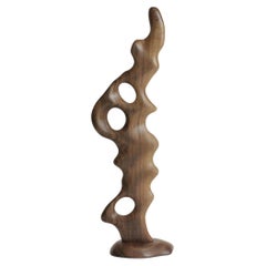 Hand Carved Biomorphic Wooden Sculpture II
