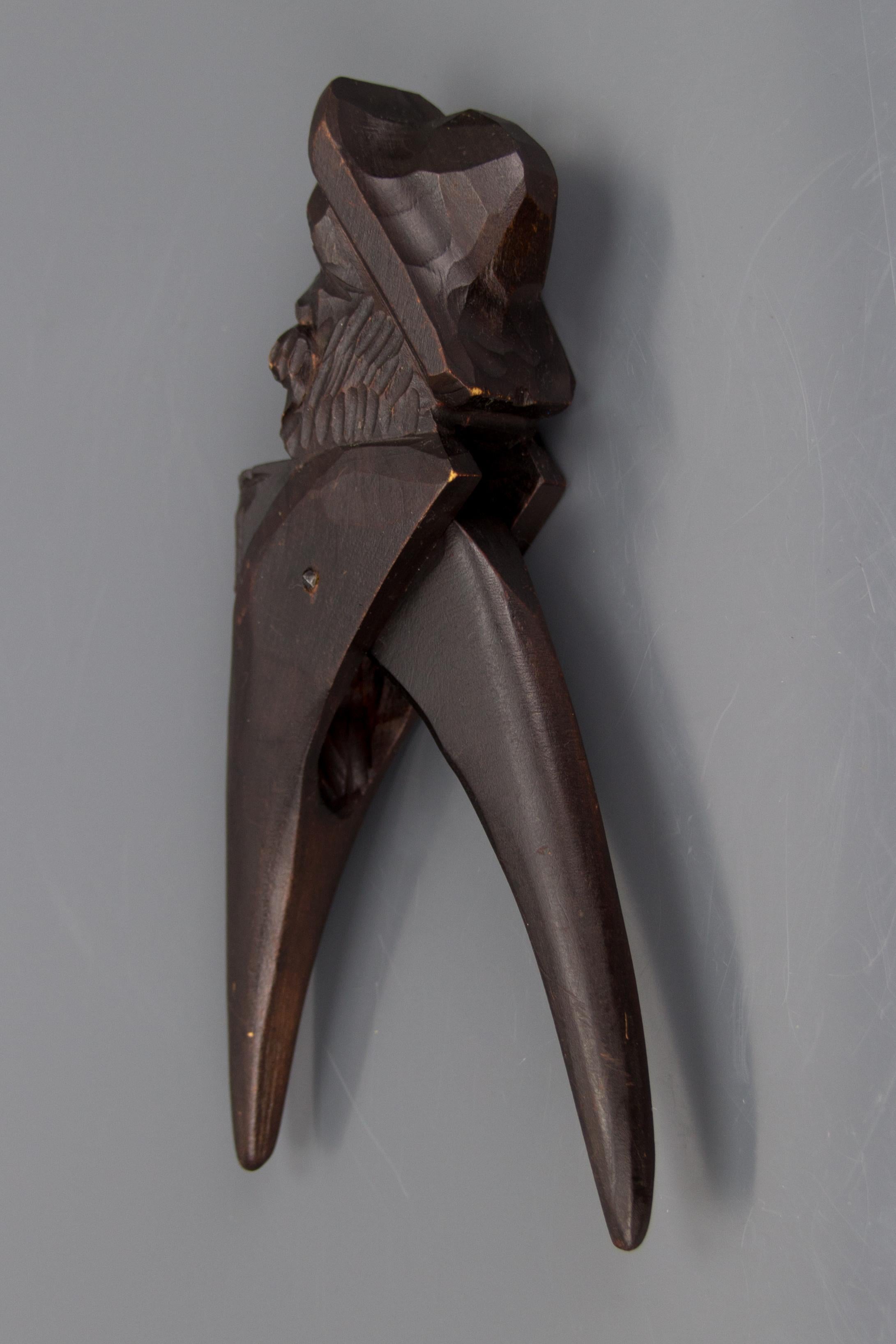Hand Carved Black Forest Style Wooden Nutcracker, Germany, 1930s For Sale 3