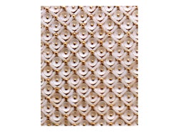 Hand Carved Bone Marquetry door with Brass Onlay- Splendor