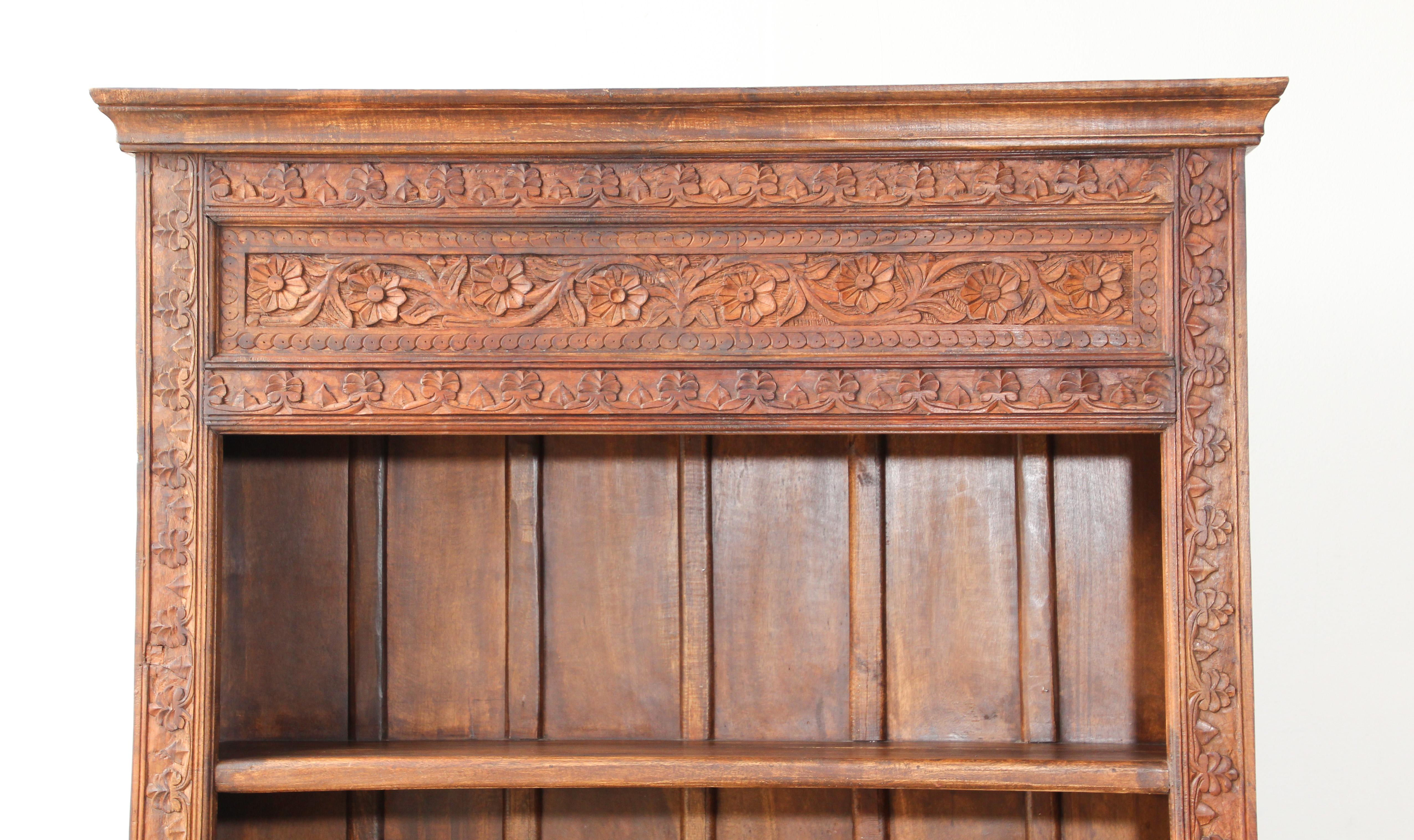Anglo Raj Hand Carved Bookshelf