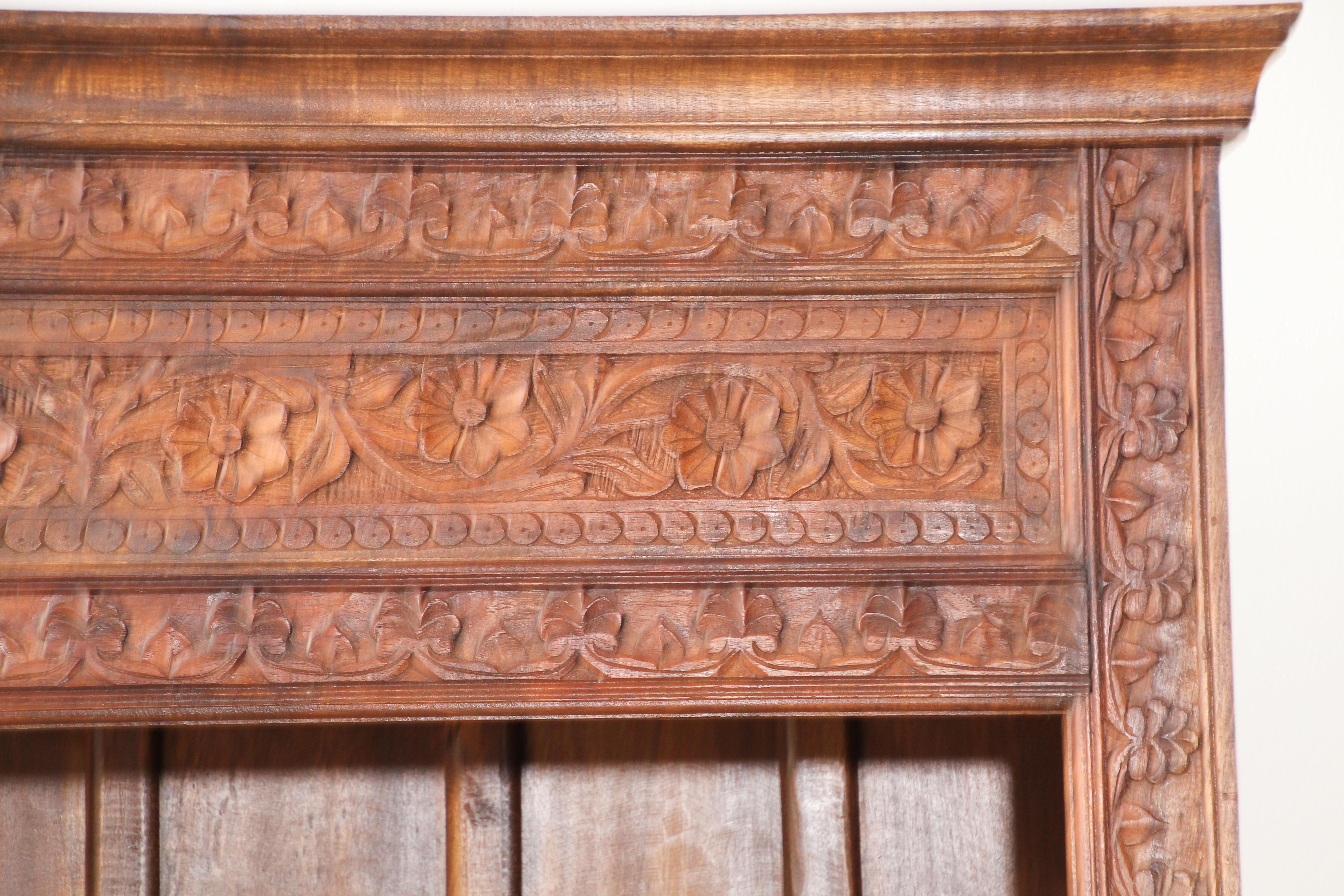Hand-Carved Hand Carved Bookshelf
