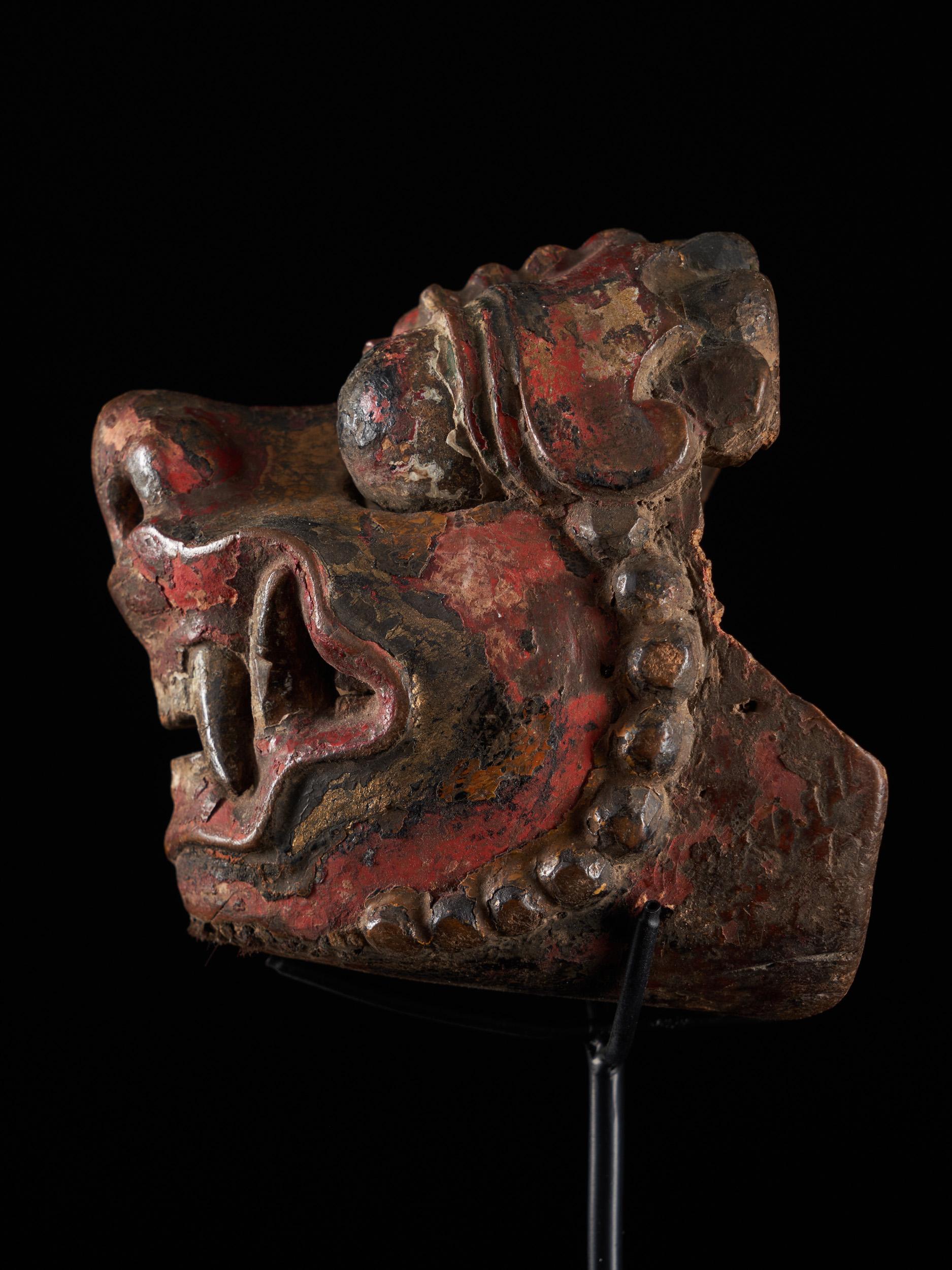 Balinese Hand Carved Borneo Mask from Bali