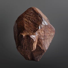 Hand carved bull or bison figurine, 1960s