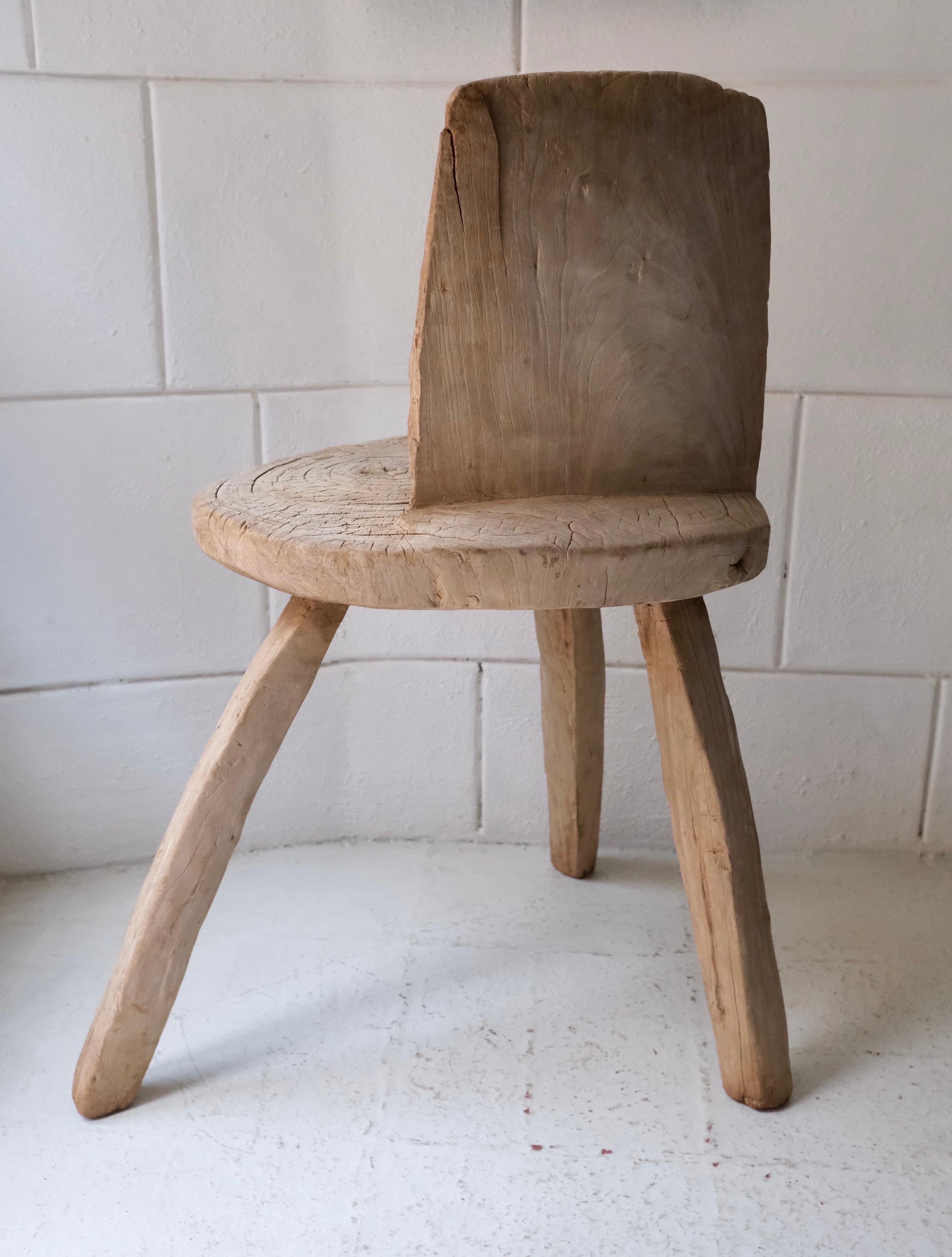 Hand Carved Chair From Yucatan, Mexico In Good Condition In San Miguel de Allende, Guanajuato