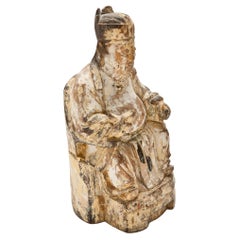 Handgeschnitzte chinesische Buddha-Figur