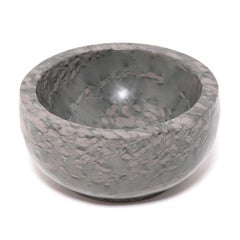 Hand-Carved Chinese Footed Stone Basin