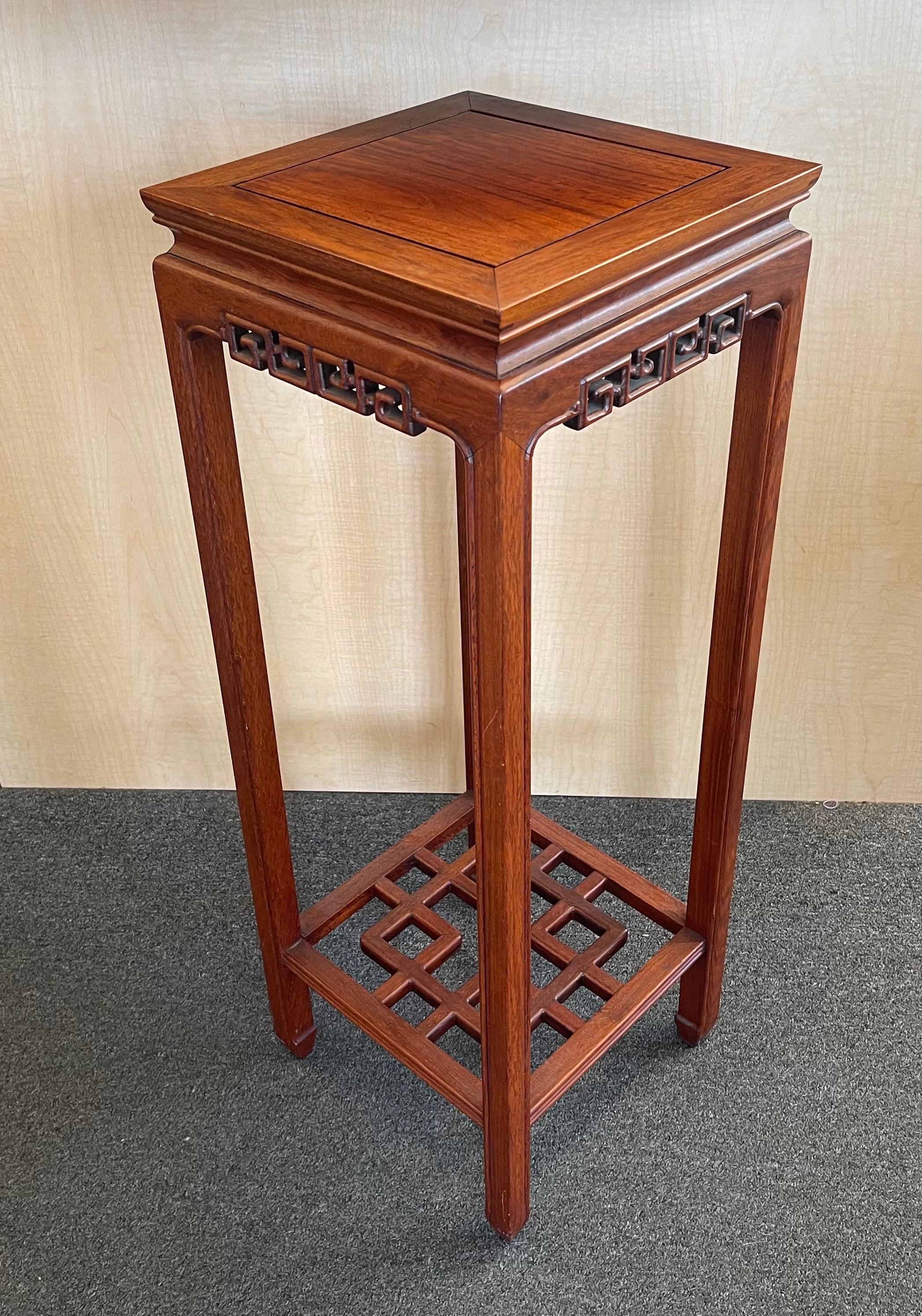 chinese rosewood plant stand