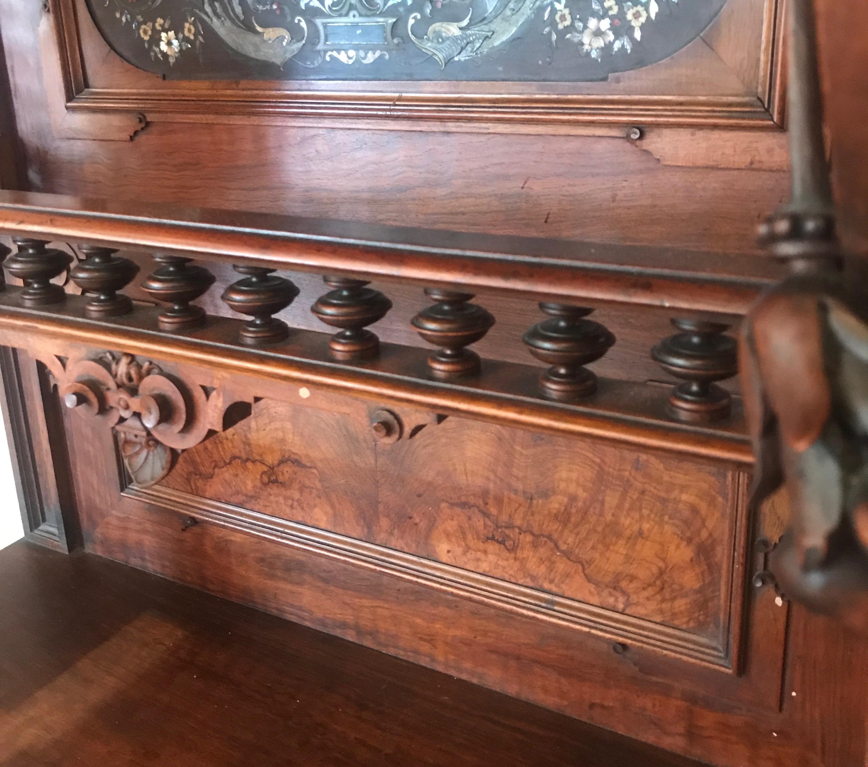 Hand Carved Console Pier Table Attributed to Herter Brothers 3