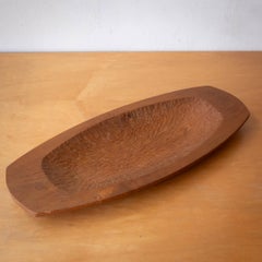 Hand Carved Danish Bowl Signed 1967