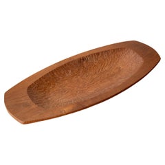 Hand Carved Danish Bowl Signed 1967