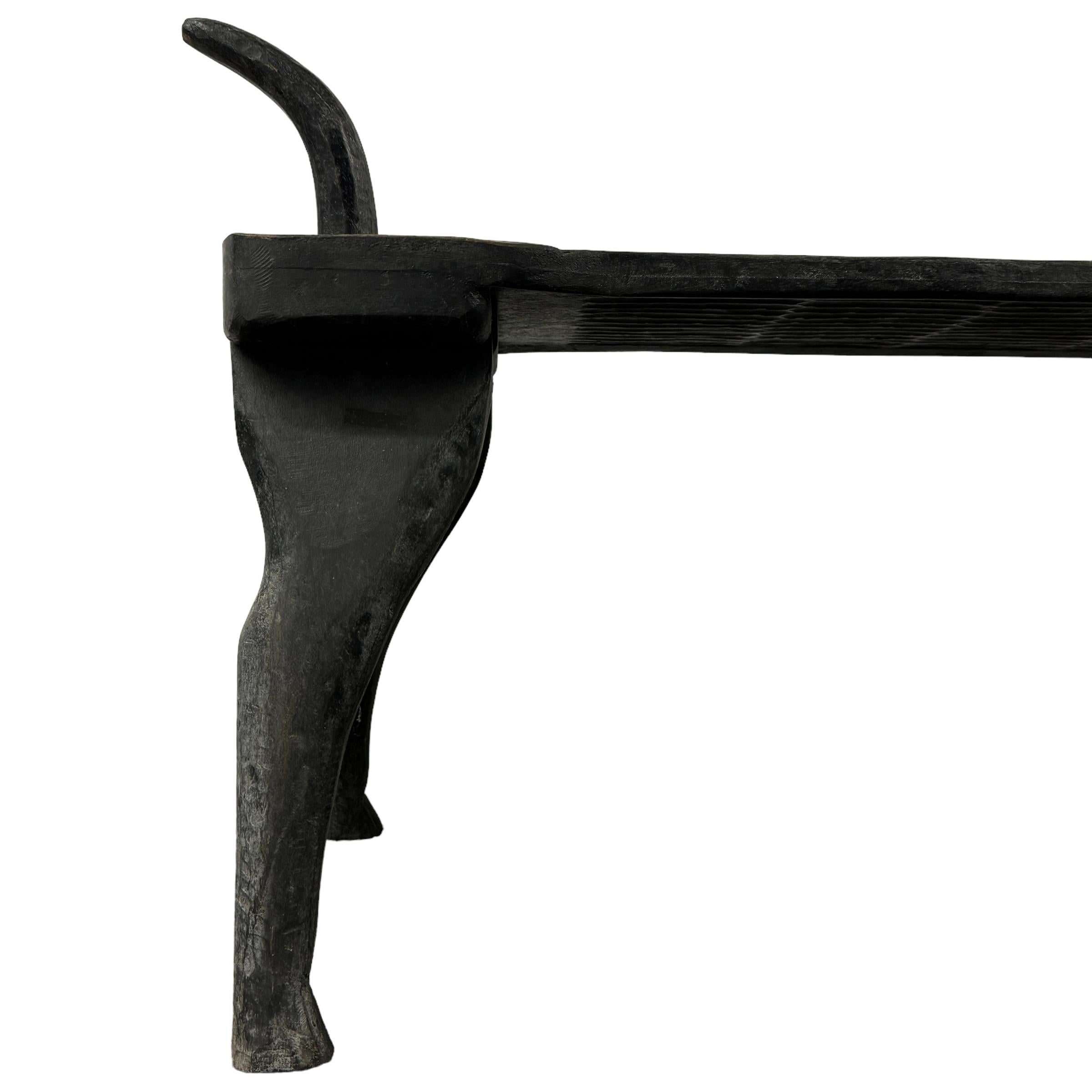 Hand Carved Dog Bench by Stephen Huneck 5