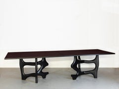 Hand Carved double dining table