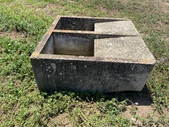 Hand carved double sink wash basin XIX century
