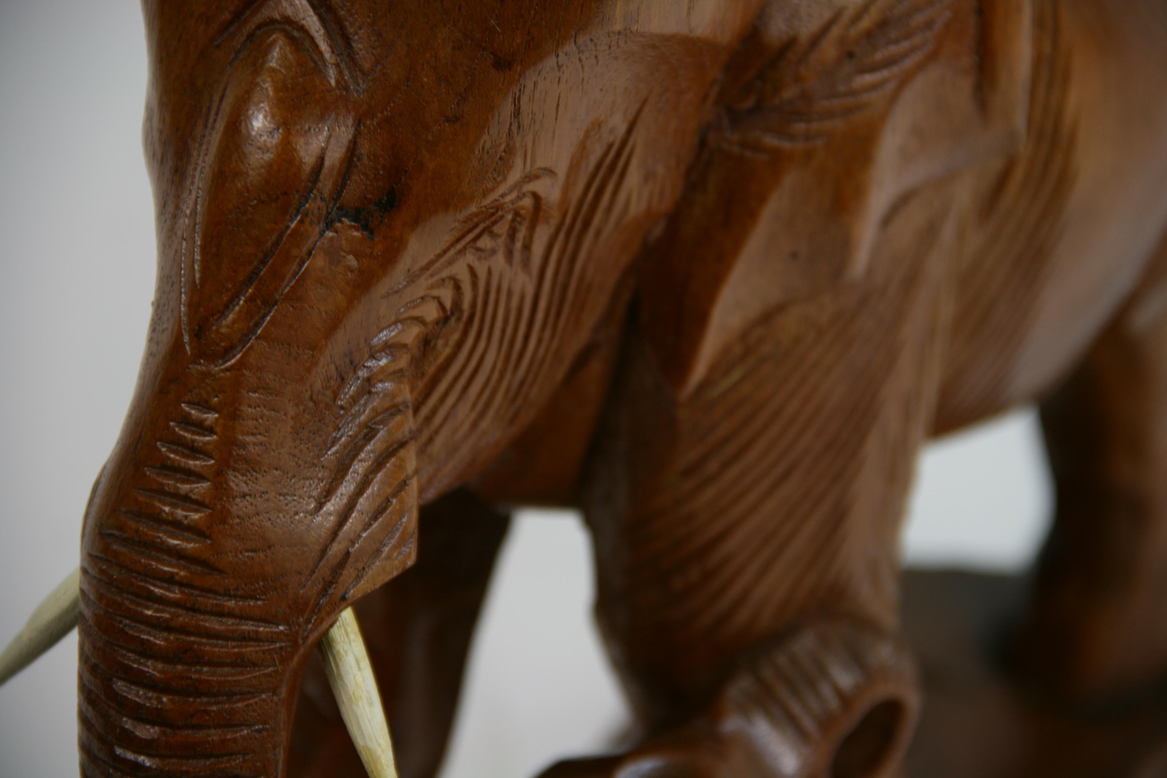 Hand Carved Elephant Sculpture 6