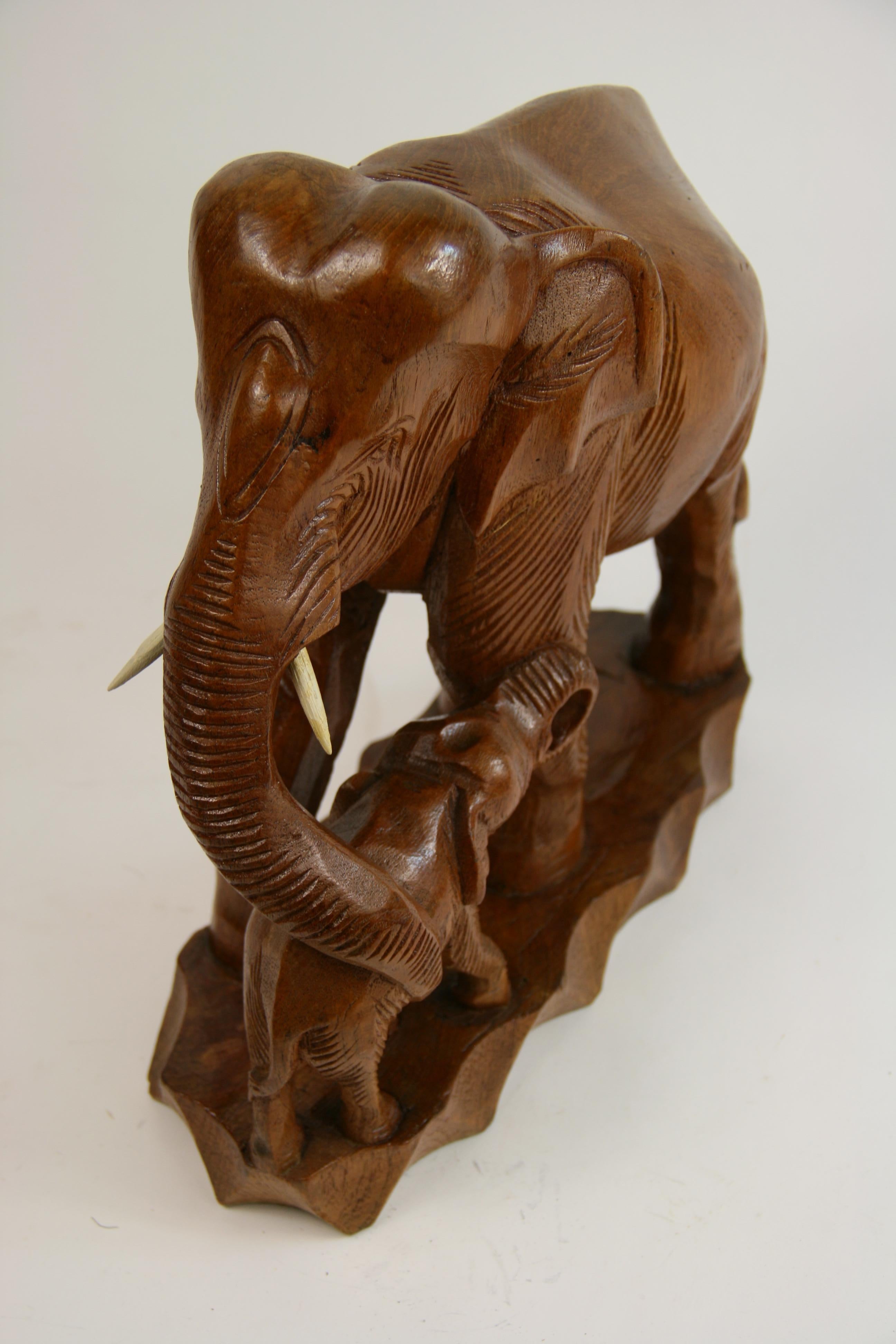 Hand Carved Elephant Sculpture 4