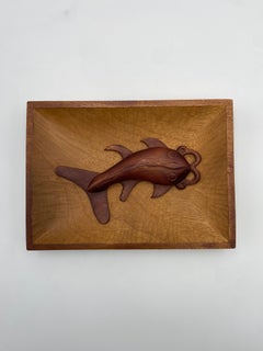 Hand Carved Fish Relief, Panama 1975