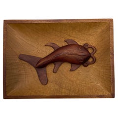 Hand Carved Fish Relief, Panama 1975