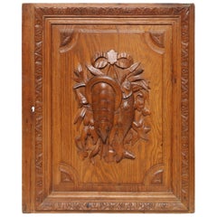 Hand-Carved Fishing Trophy Panel