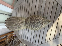 Hand Carved Folk Art Wooden Rooster